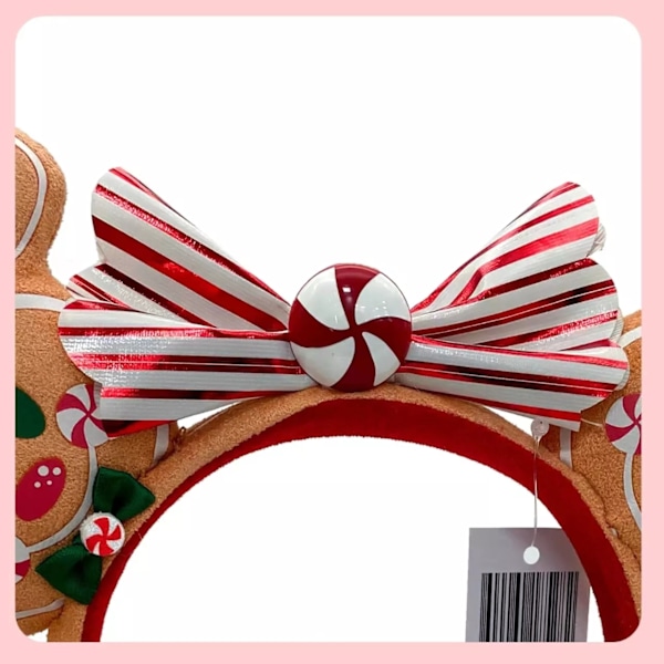 Disney Parks Minnie Mikki Piparkakku Joulu Korvat Panta UUSI