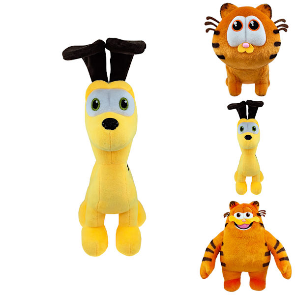 Garfield Katt Gosedjur Plyschleksak Fet Katt Plyschdocka Kudde Orange Kattunge Gåva C 20cm