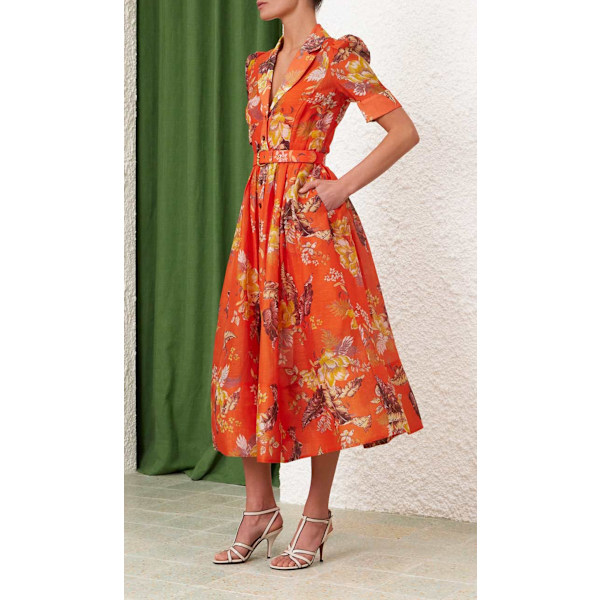 MATCHMAKER MIDI SKJORTEKJOLE XL