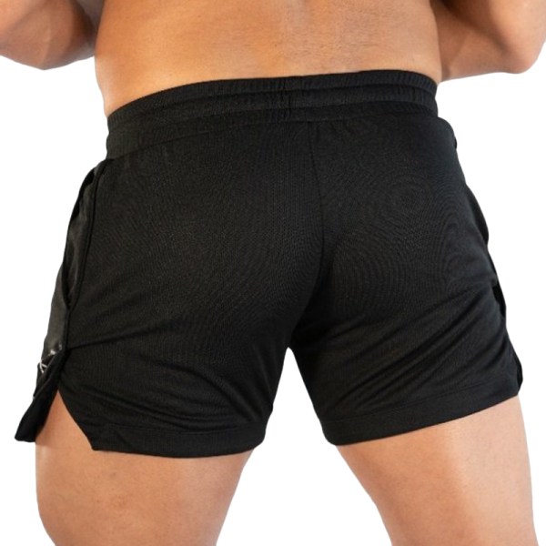 Herr Sport Bekväma Shorts Träning Löparshorts Sportbyxor Light Blue M