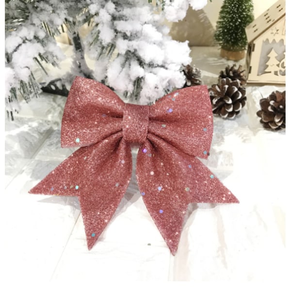Stora Rosetter Julgransrosetter Ornament Gåva Jul Heminredning Pink 2 pcs