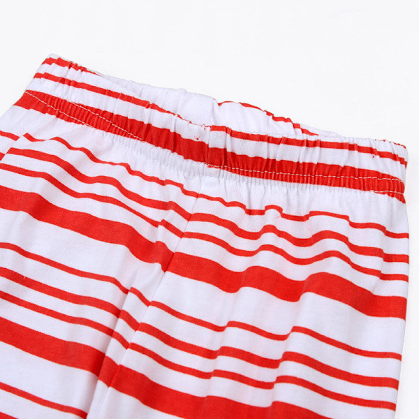 Pojkar Flickor Julpyjamas Nattkläder Mickey Set Red 120