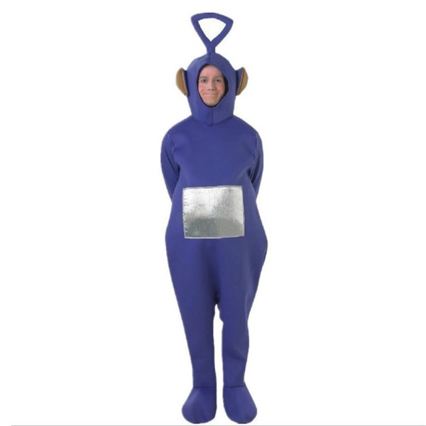 Teletubbies Rollspel Vuxen Cosplay Rolig Kostym Jumpsuits Halloween Rollspelskläder Purple M