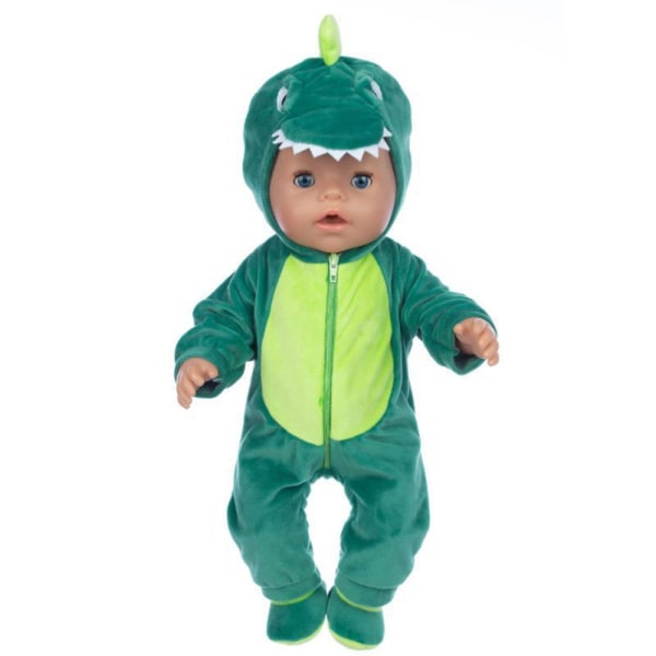 Dockkläder Jumpsuits för 18 Tums Babygåva, med Strumpor #5