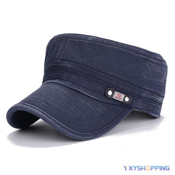 Herr Militärkeps Arméhatt Cadet Castro Patrol Baseball Cap Blue