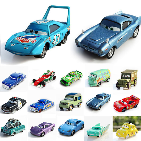 1 st Disney Pixar Cars Diecast Lightning McQueen Diecast Modellbil Leksak Pojkpresent #11 7.2*3.6*4cm