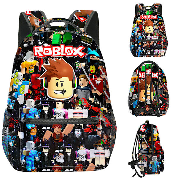 Roblox Tryckt Stor Ryggsäck Skolstationär Organizer Presenter