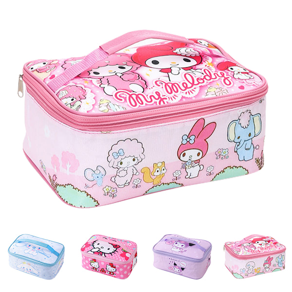 Cartoon Sanrio Kids Girls Boys Bärbar Lunch Bag Skola Kontor Snack Mat Picknick Box Förvaringspaket #1