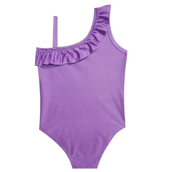 Unicorn Girls One Piece Bikini Unicorn Baddräkt purple 5-6Years