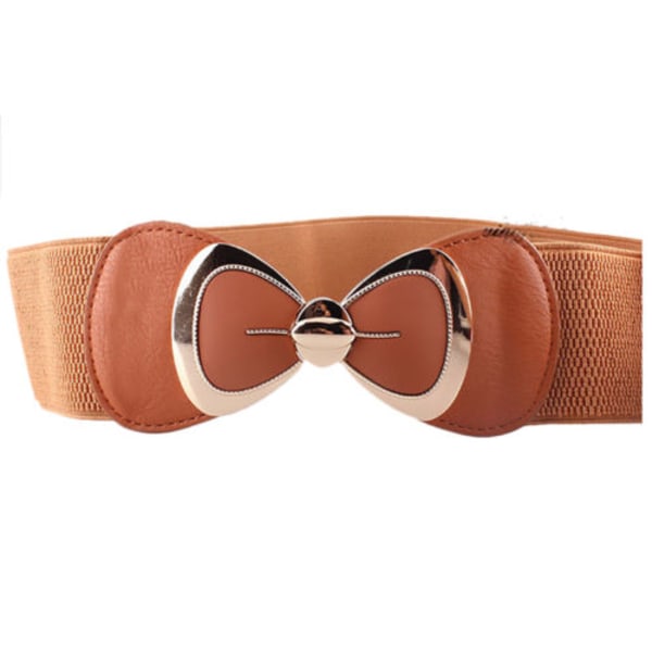 Dam Stretch Spänne Midjebälte Elastisk Korsett Midjeband black