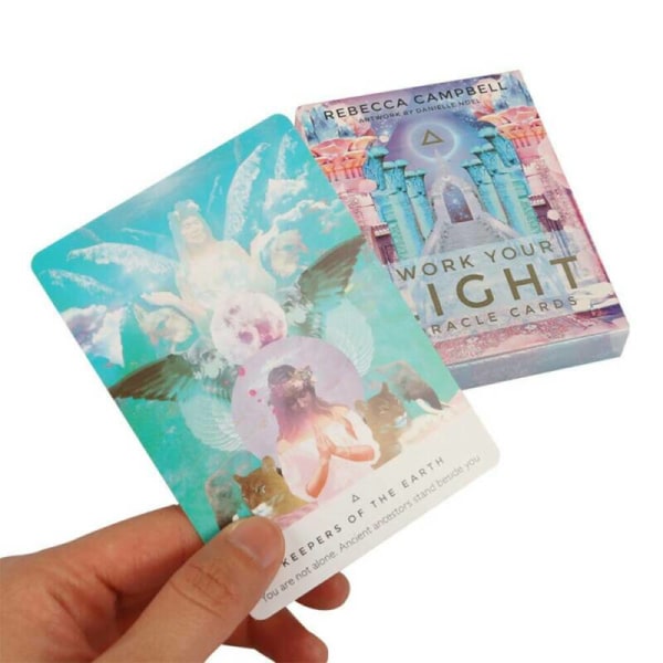 Tarotkortdäck Arbetsljus Oracle-kort 44 ark tarotkort