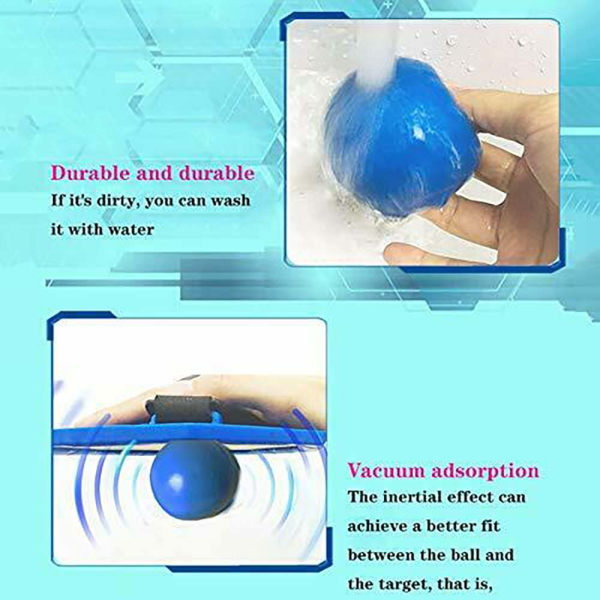 Pressa Sticky Wall Balls Glödande Fidget Toy Ball Kid Toy Gift Random - 8 PCS 6cm