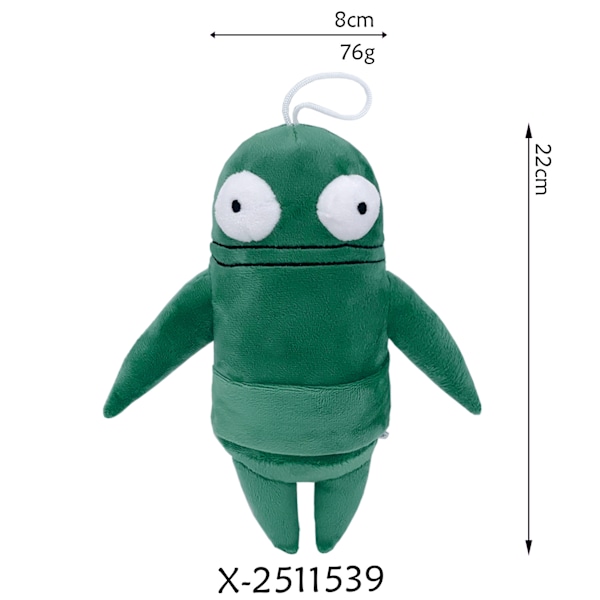 Semibots Plyschdocka Fyllda Videospel Robot Plyschleksak Tecknad Leksak 22cm Dark Green