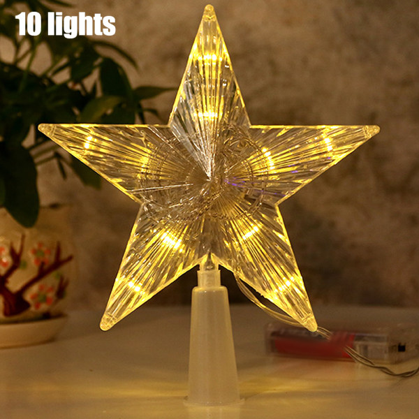 Julgransstjärna med LED-lampor Stjärnljus för jul 30 Light L
