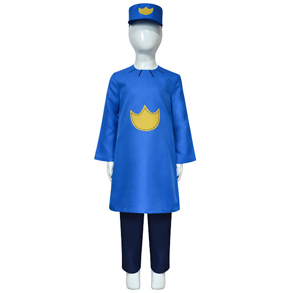 Cosplay Dog Man Petey Katten Barn Kostym Byxor Hatt Halloween Party Dräkter 130cm