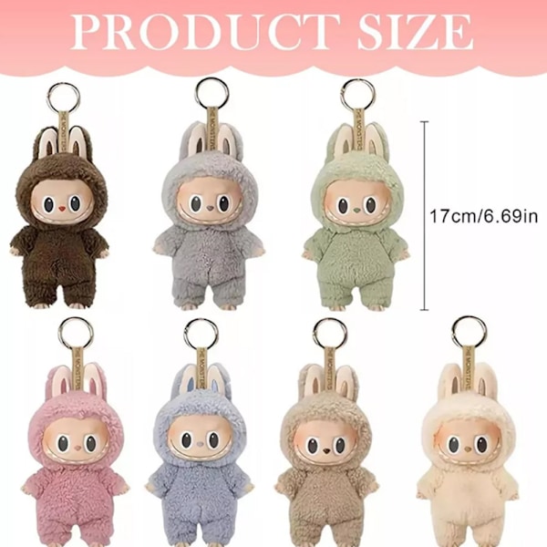 1 kpl POP MART LABUBU The Monsters Etciting Macaron Pehmolelut Figuurilelu Sokkolaatikot #5