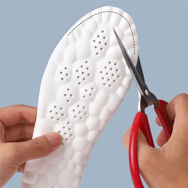 1Par 4D Cloud Technology Innersula Ultra Comfort Insoles Feet Insoles Grey 37-38