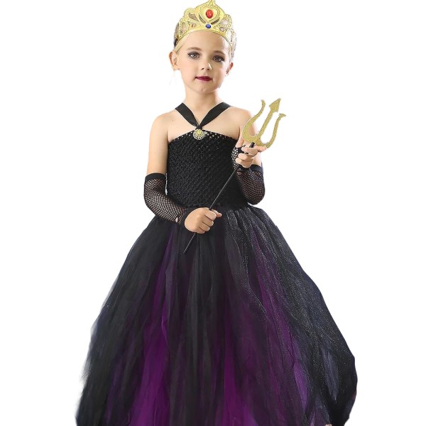 2-12 År Flickor Wusula Kostym Klänning Cosplay Utklädningskläder Barn M