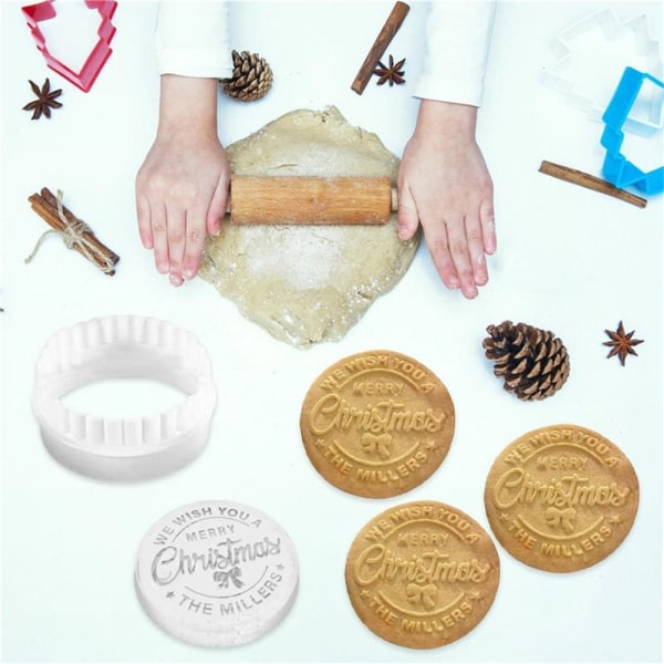 8Pack 2023 Christmas Cookie Stamp God Jul Personifierad