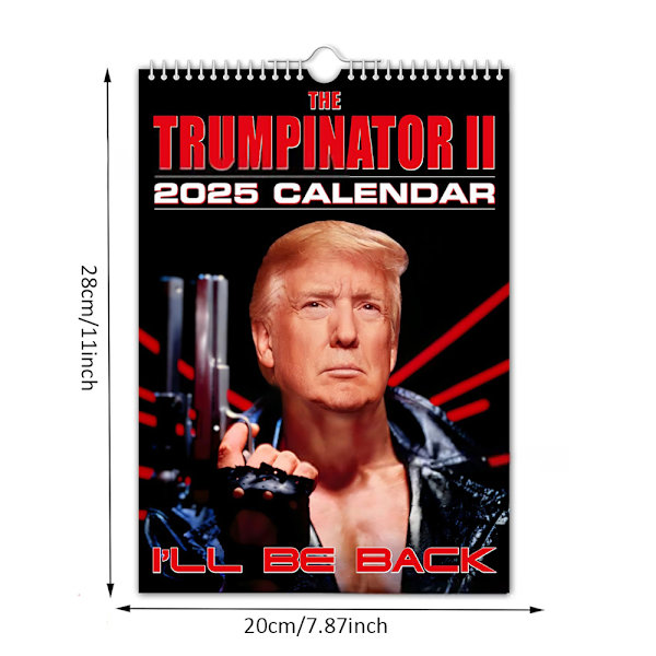 2025 Kalender - Väggkalender – Present till Supportrar