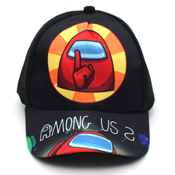Cap Marvel Avenger-logotyp broderad / Among Us Game Hat Justerbar Outdoor Sports Hat B