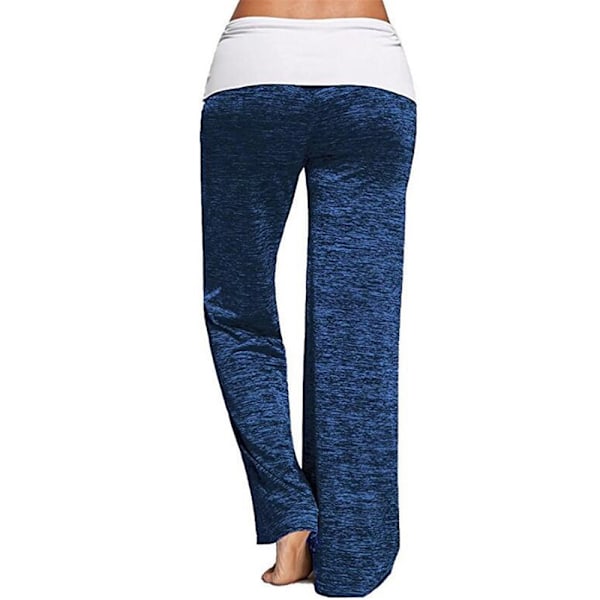 Dam Pyjamasbyxor Loungebyxor Nattbyxor blue L