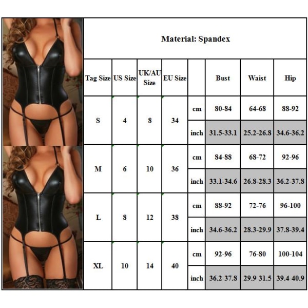 Kvinnor Babydoll Sexiga Underkläder Nattlinne Sovkläder Underkläder black M