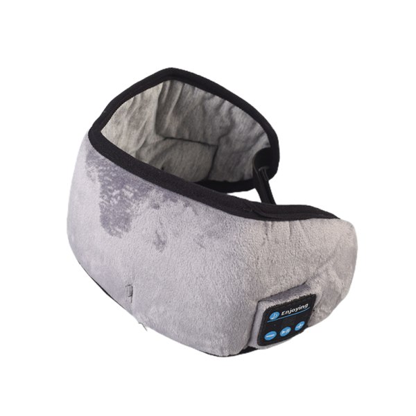 Bluetooth Eye Mask Stereohögtalare Hörlurar Sport Sleep Pannband Gray