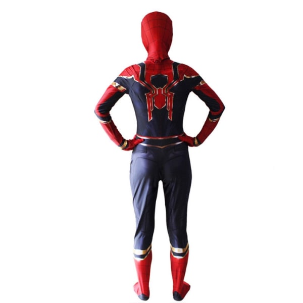 Barnpojkar Spider-Man Iron Spider Superhjälte Cosplay-dräkt