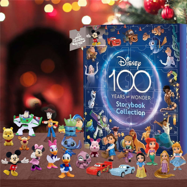 Adventskalender 2023 Julkalender med 24 Söta Disney Julsstrumpor Present