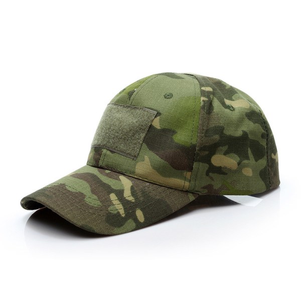 Män Camo Taktisk Operator Basebollkeps Utomhus Solkeps Dark Green - Camo