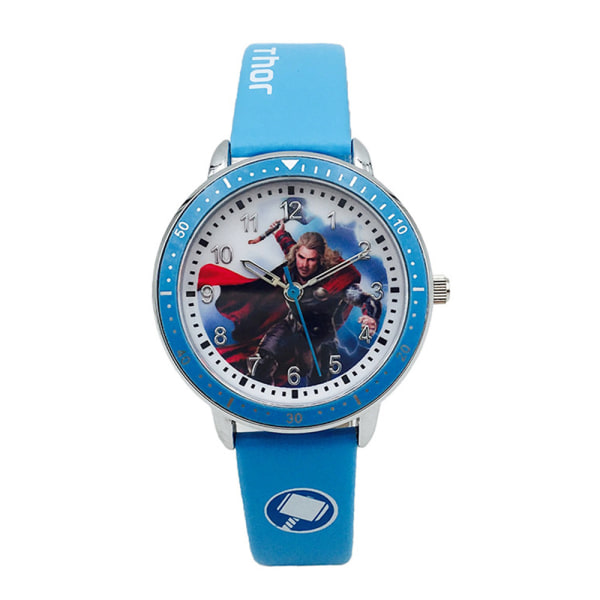 Cartoon Armbandsur för Barn Pojkar Flickor Söt Kvartsur Present light blue