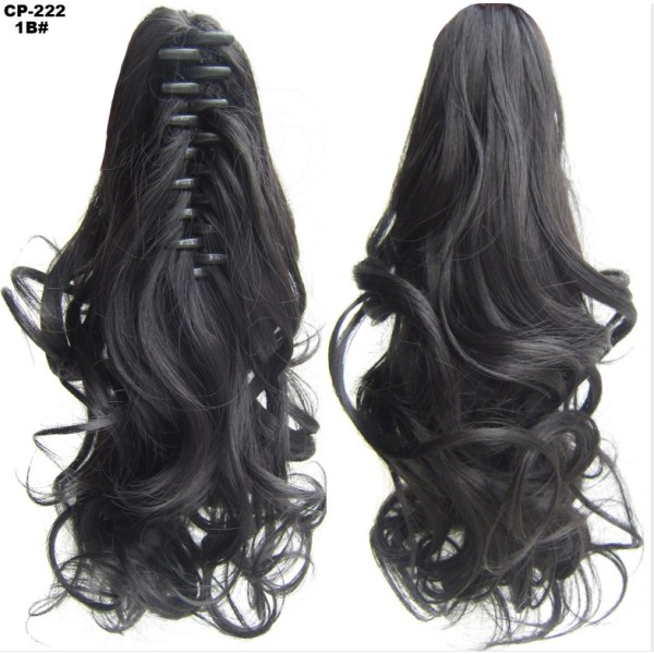 Messy Bun Hårdel Hårforlengelse Hestehale parykker 40cm27B#