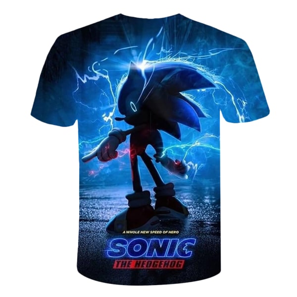 Sonic Hedgehog 3D T-shirt Game Present Kortärmad Toppar Kid Boy C 100cm