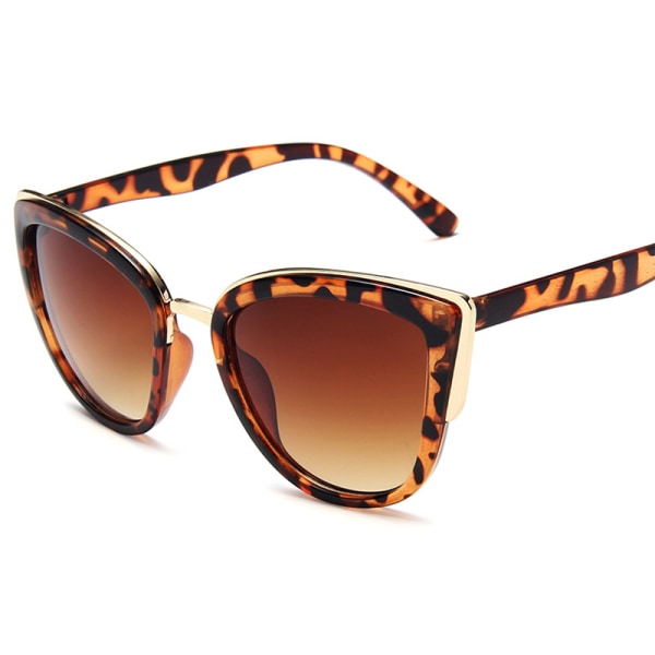 Kvinnor Katt Eye Solglasögon Skugga Sun Leopard Shadow Glasögon Black 3 Pack