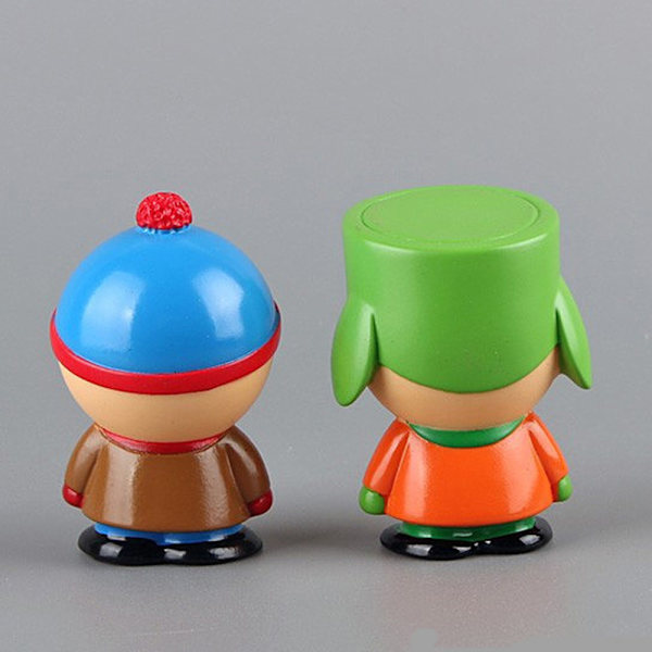 Tegneseriefigur legetøjssæt med 5 dele, skrivebordsbildekoration 5PCS