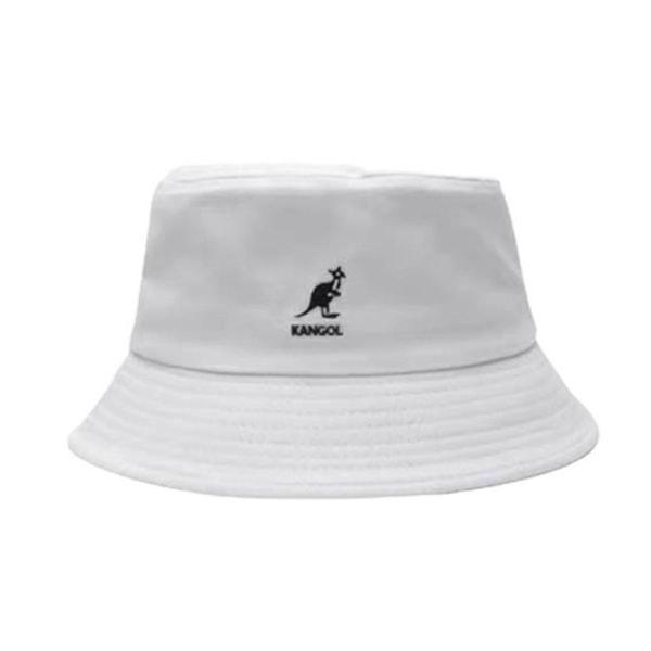 Hiphop-Mode Klassisk Kangol Bermuda Casual Bucket Hat Cap Sportmössa White