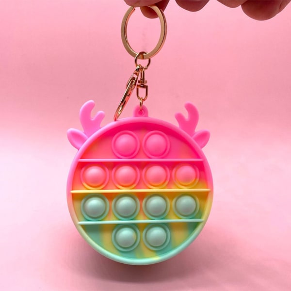 Unicorn Pop it Push Bubble Sensory Toy Fidget Toy Set Barngåvor