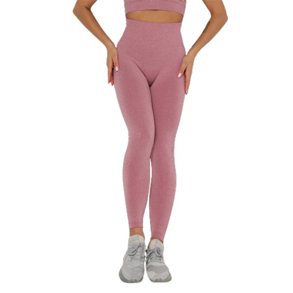 Kvinnor Yoga Byxor Tight High Waist Sport Legging Fitness Byxor red wine M