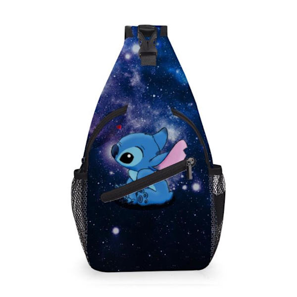 Børn Stitch Crossbody Sling Rygsæk Skuldertaske Sling Taske Rejse Brysttaske Dagstursrygsæk #3
