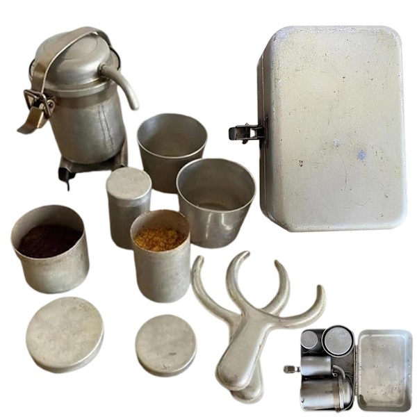 Extra SÄLLSYNT Samlar Camping Kaffe Kit, Vintage Espressomaskin Set För Resor