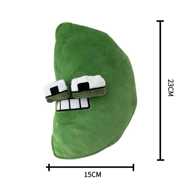 Alphabet Lore Plyschleksak Fylld Plushie Söt Docka Julgåva Barn D