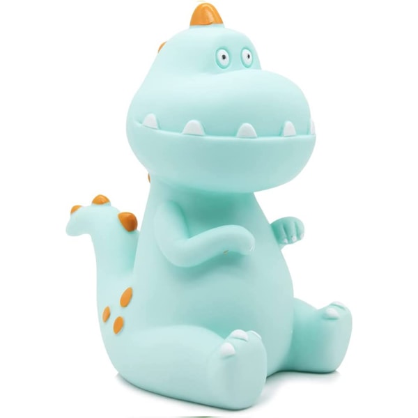 Cash Bank Dinosaur Toy Cartoon Money Bank Kids Toy Home Decors blue