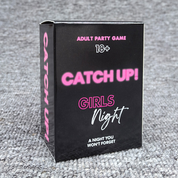 Catch Up! Tyttöjen Ilta 18+ Partypeli Syntymäpäivä Polttarit Keskustelukorttipeli