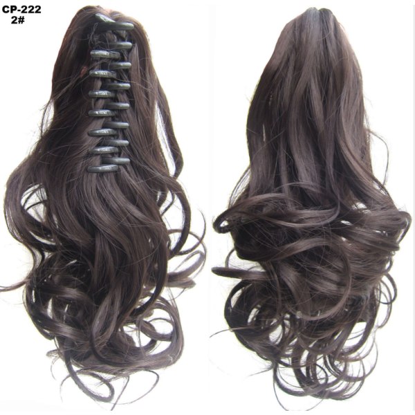 Messy Bun Hårdel Hårforlengelse Hestehale parykker 40cm1B#