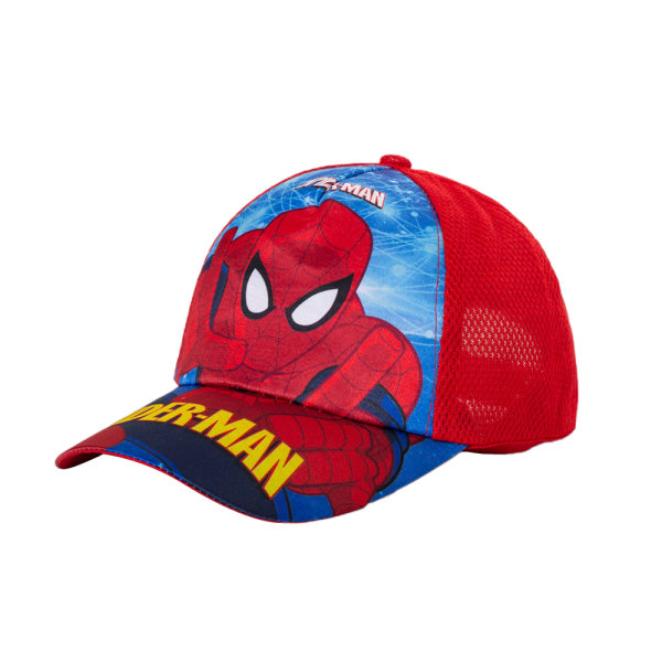 Marvel Spider-Man keps för pojkar, andningsbar baseballkeps B