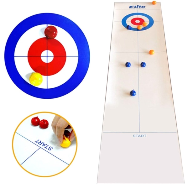 Bordsspel Curling Game Barnfest Community Spela
