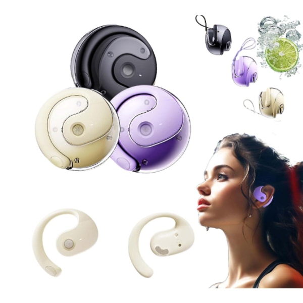 Hy-T26 Kuulokkeet, langattomat Bluetooth-kuulokkeet, X15 Pro nappikuulokkeet Bluetooth-kuulokemikrofoni White
