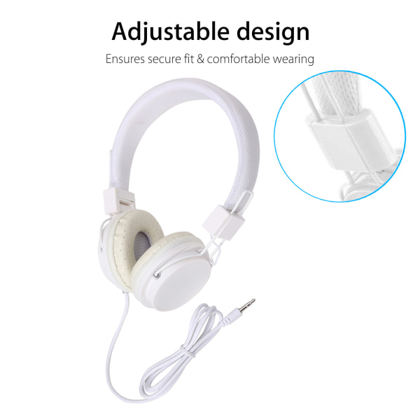Over-Ear Trådbundna hörlurar Vikbara med mikrofonheadset Trådlösa hörlurar, för iPhone och Android blue