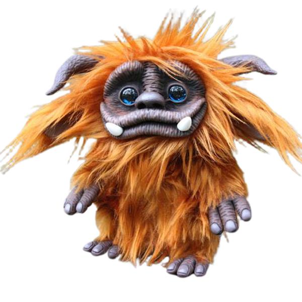 Maskot från labyrinter - Handgjord plyschleksak big mouth